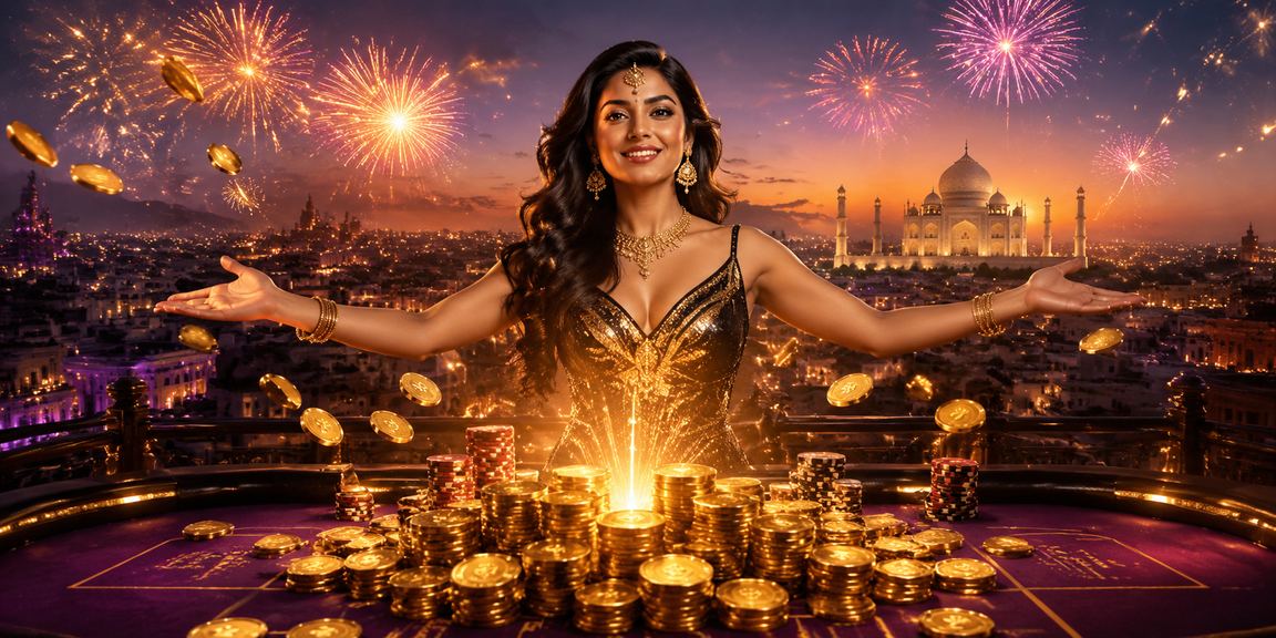 Professional live casino dealer hosting table games